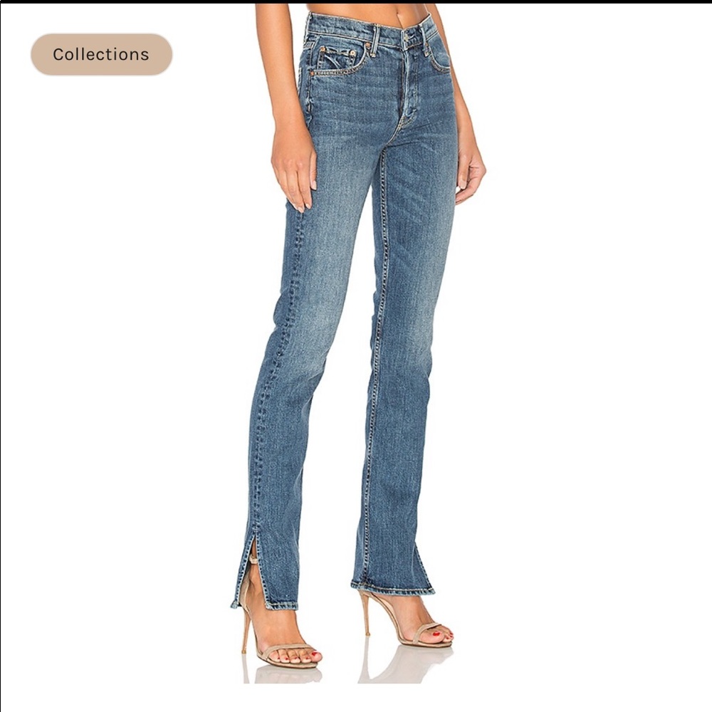 GRLFRND Natalia Split Leg Denim with tags